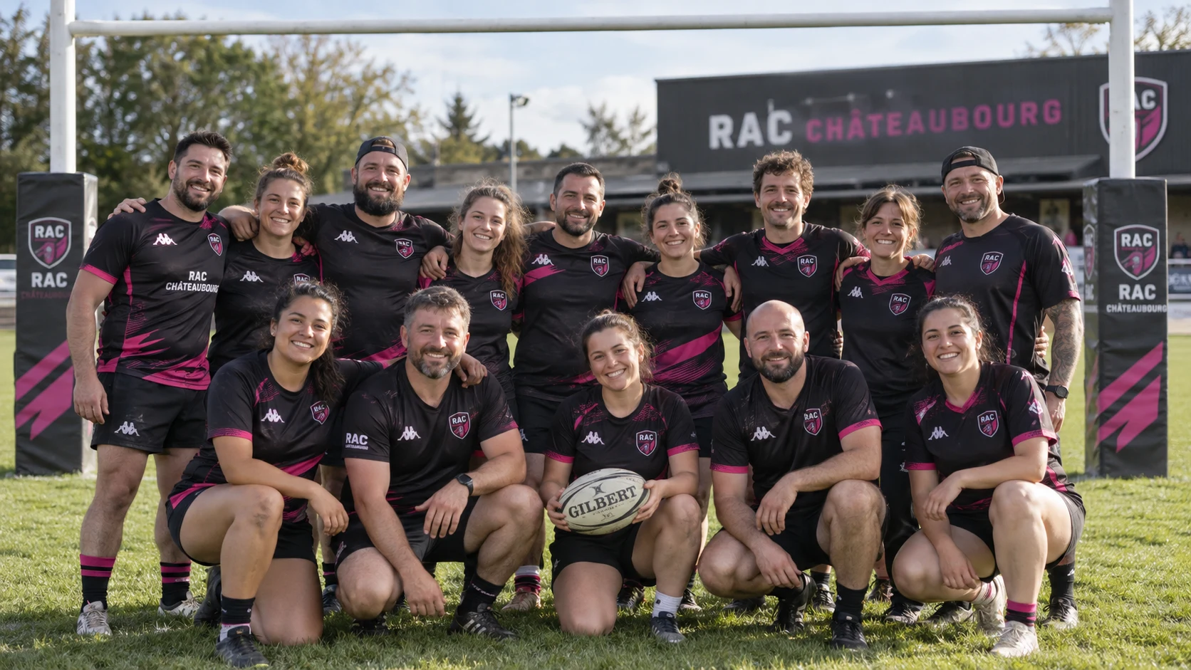 Équipe du RAC réunie sur le terrain